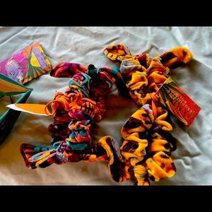Powder UK scrunchies and zebra headband